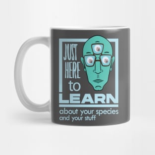 Extraterrestrial alien student/graduate Mug